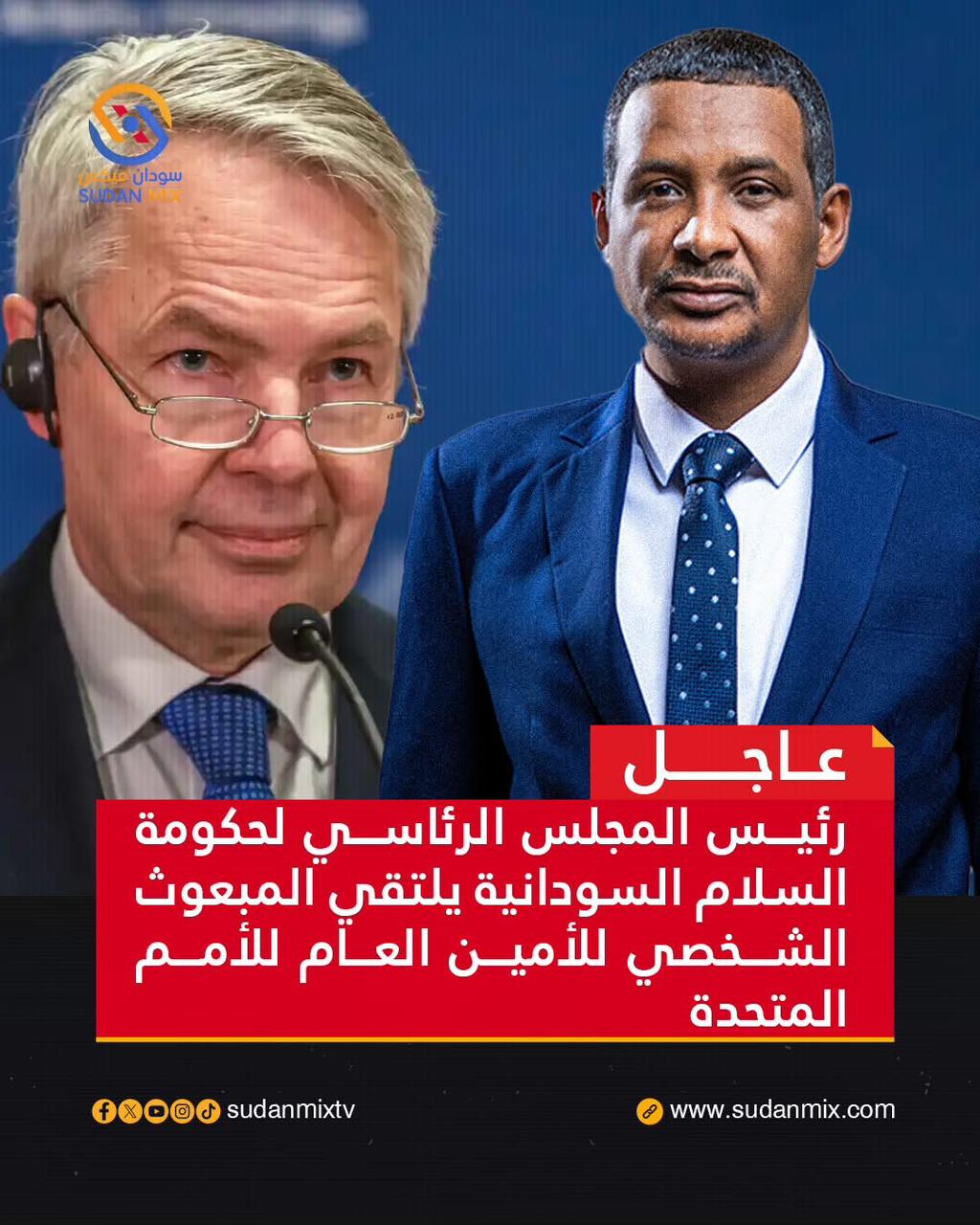 مبعوث الأمم المتحدة يلتقي حميدتي في نيروبي لبحث إنهاء الحرب في السودان