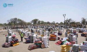 الوكالة السودانية للإغاثة تقدم مساعدات إنسانية لـ500 أسرة بمحلية عد الفرسان